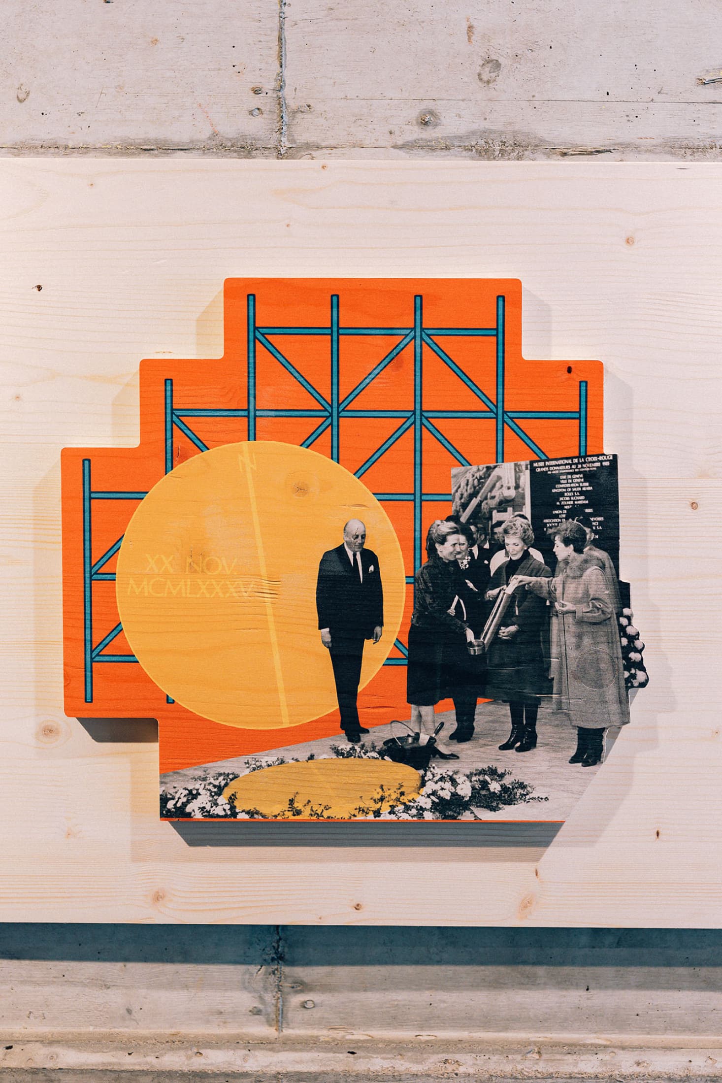 Direction artistique de la fresque historique du musée